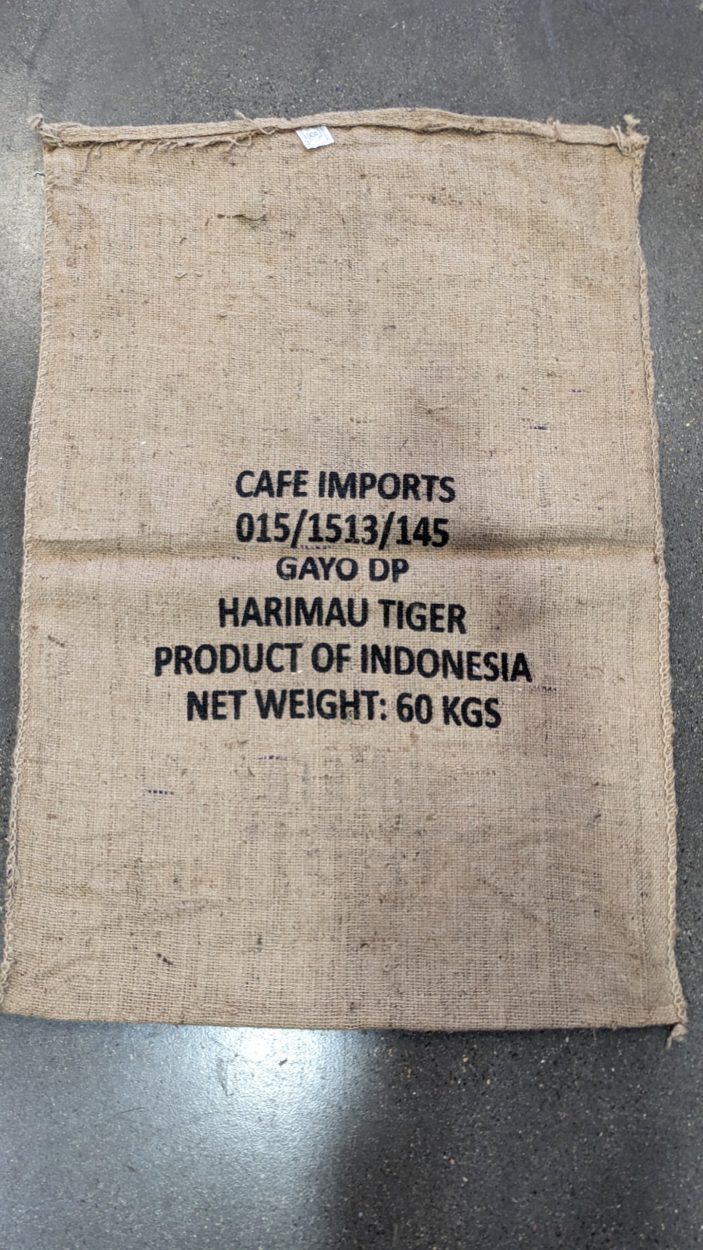Sumatra - Burlap Bag #5