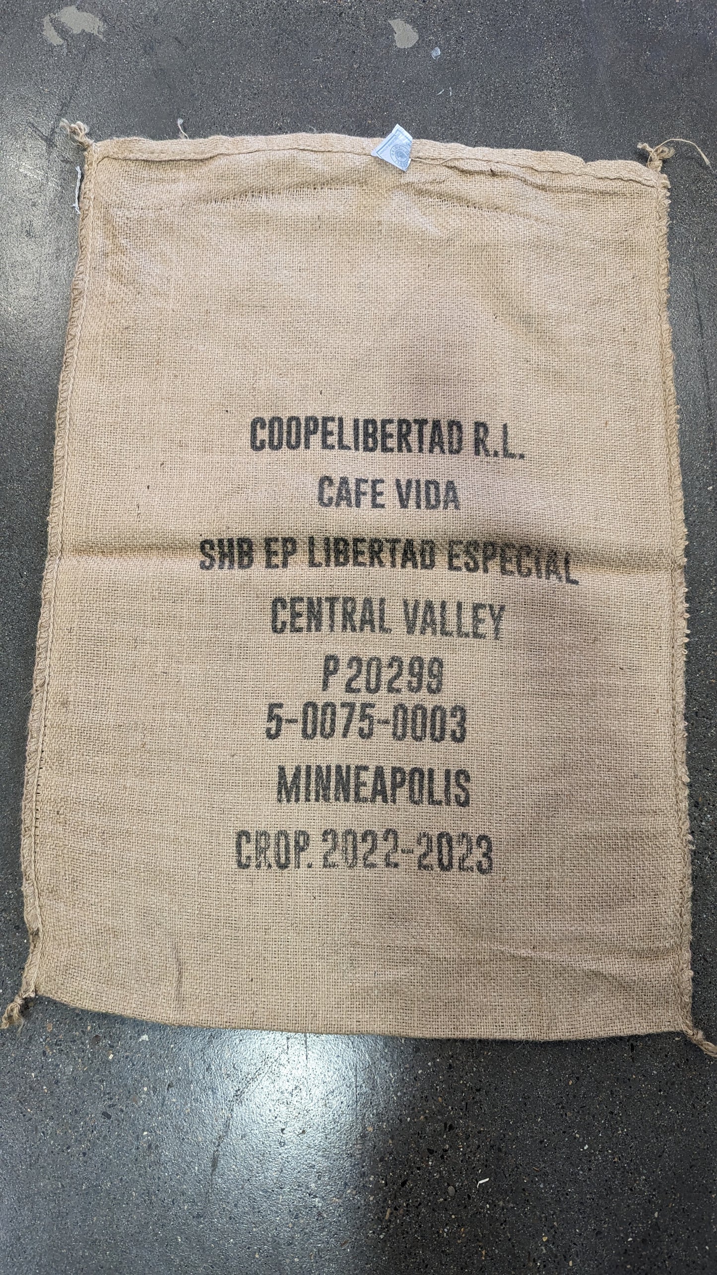 Costa Rica - Burlap Bag #5